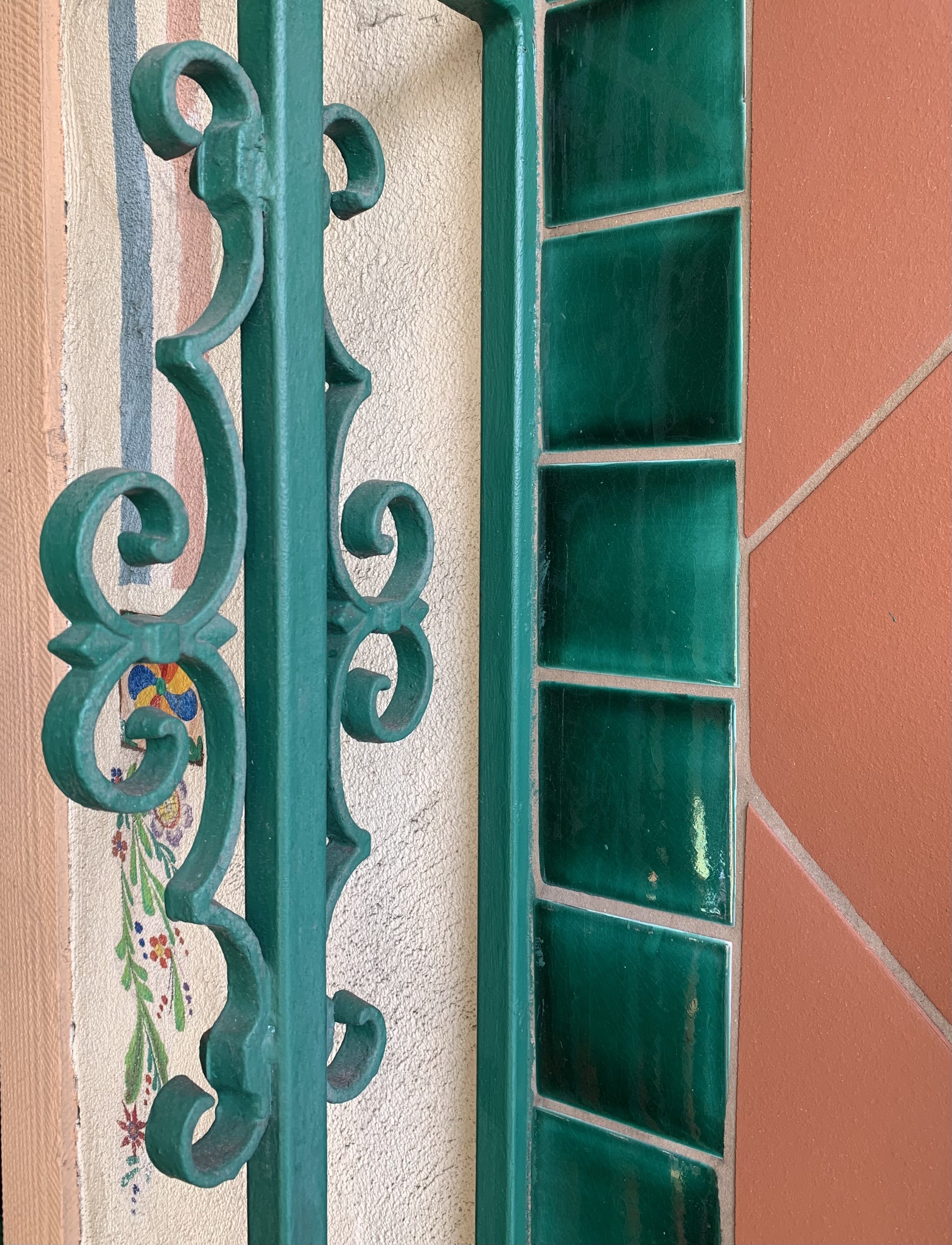 Decorative image that is a photo Stevie Lou took while in San Diego of a historic ranch house in Old Town San Diego.  